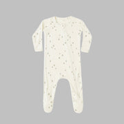 Quincy Mae Bamboo Zip Footie - Trees | HONEYPIEKIDS 
