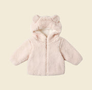 Quincy Mae Bear Jacket - Frost | HONEYPIEKIDS 