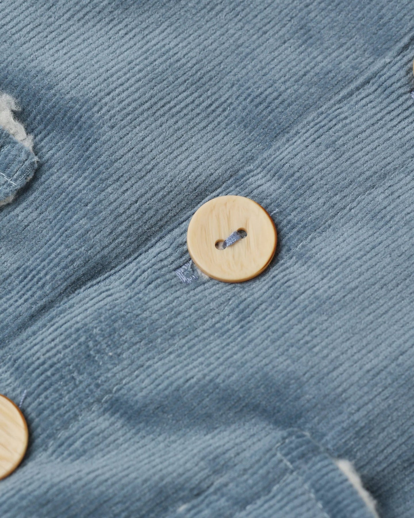 Quincy Mae Corduroy Hooded Jacket | Ocean | HONEYPIEKIDS