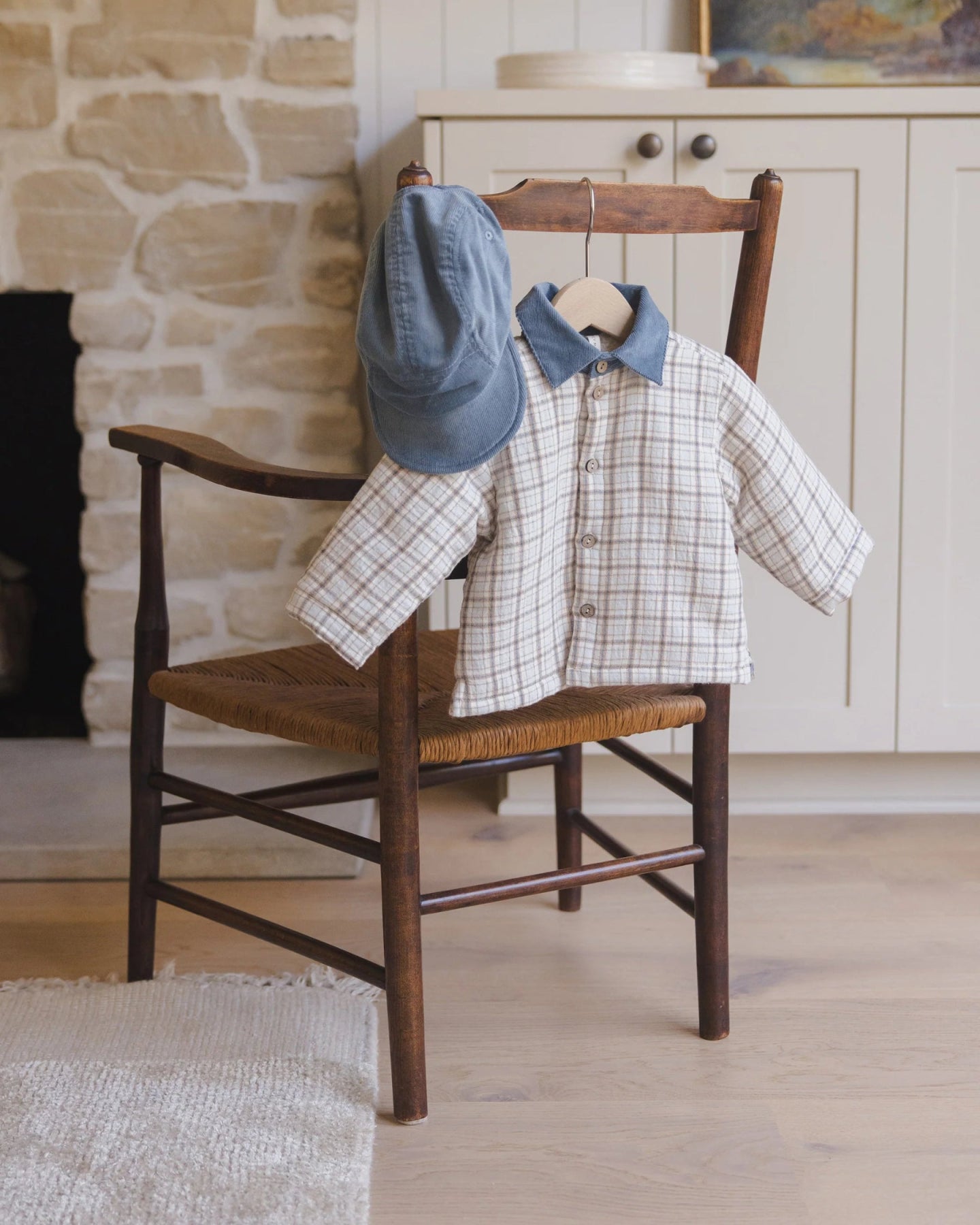 Quincy Mae Boys Ford Jacket - Blue Plaid | HONEYPIEKIDS