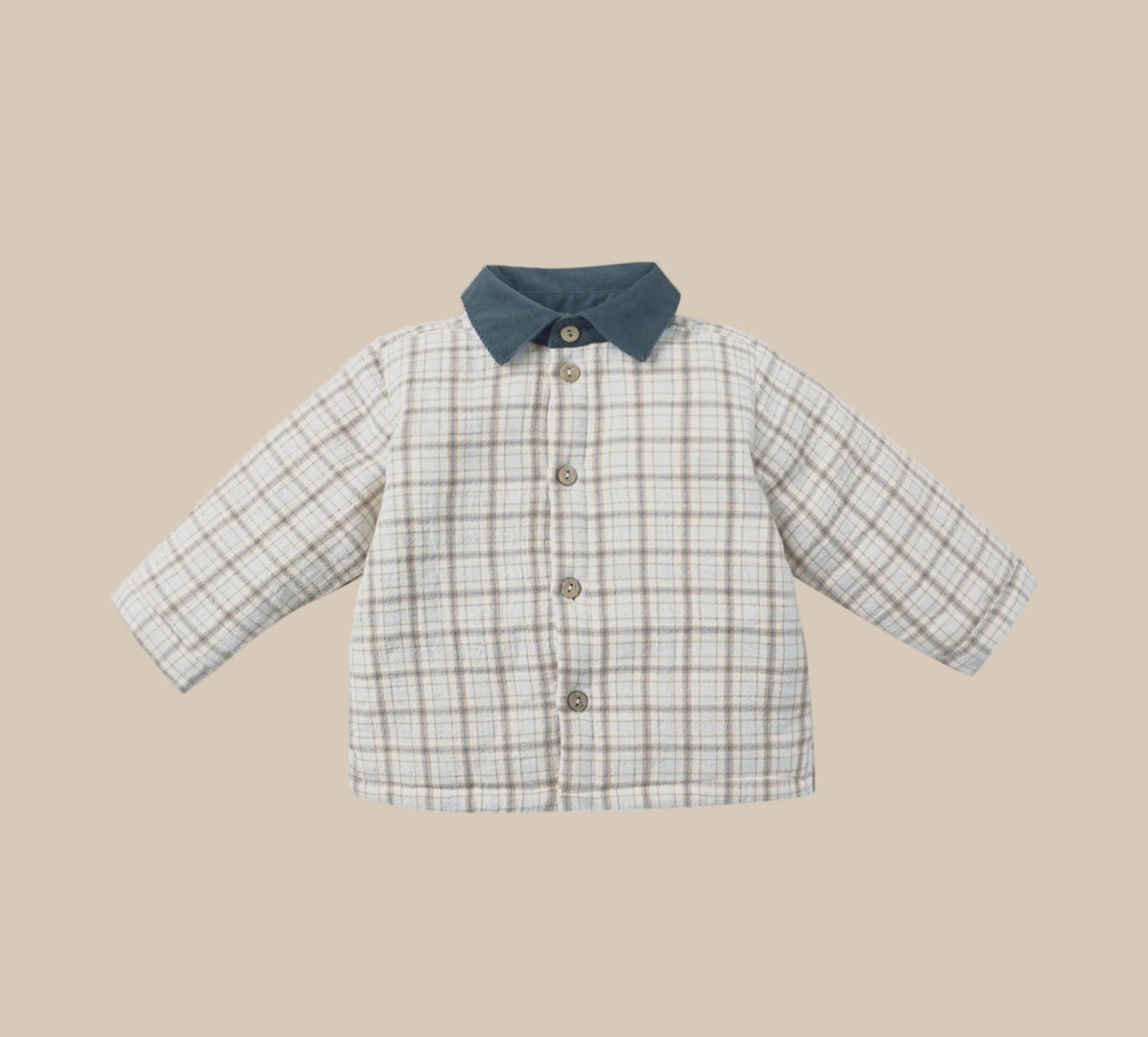 Quincy Mae Boys Ford Jacket - Blue Plaid | HONEYPIEKIDS