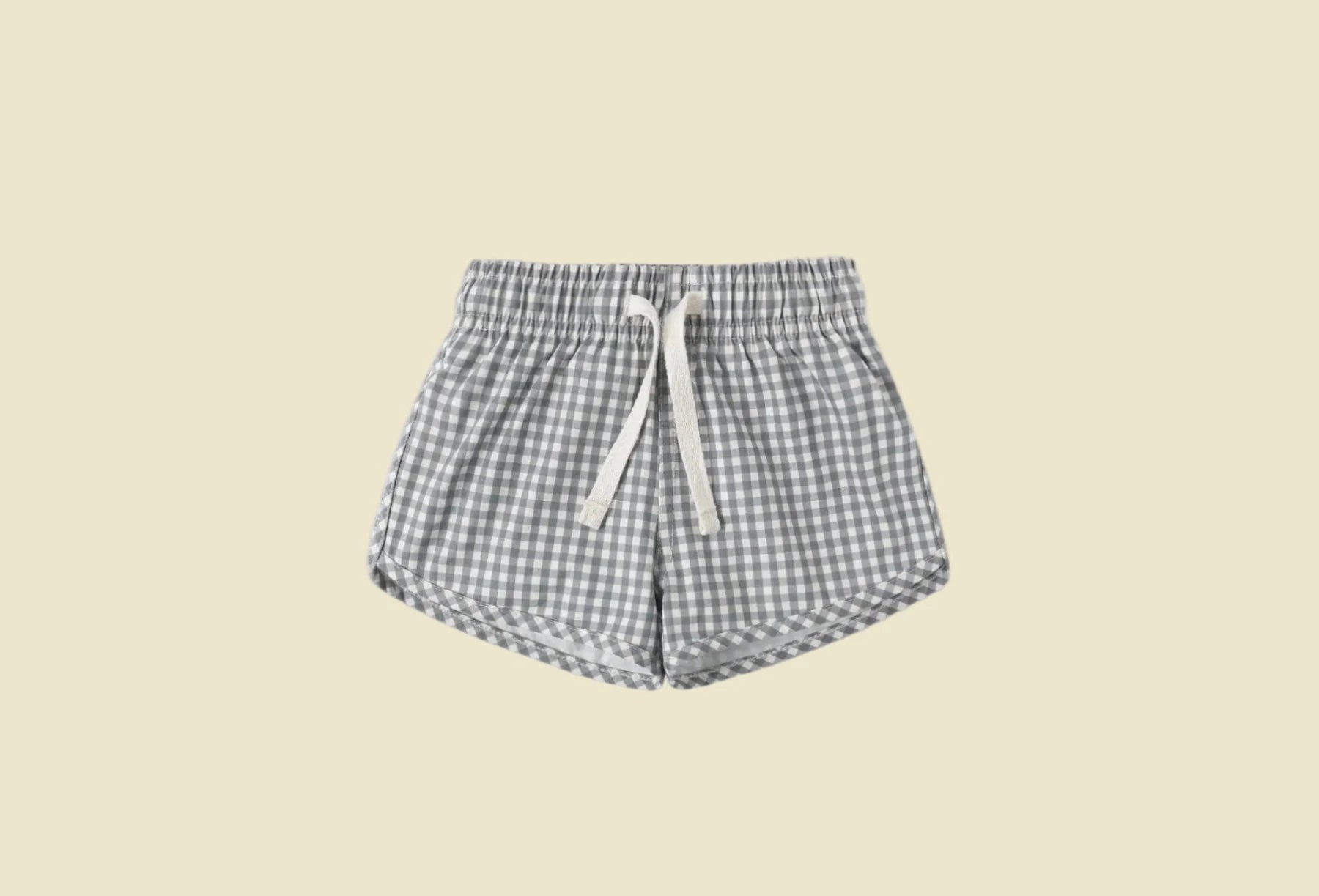 Quincy Mae Boys Swim Shorts - Ocean Gingham | HONEYPIEKIDS 