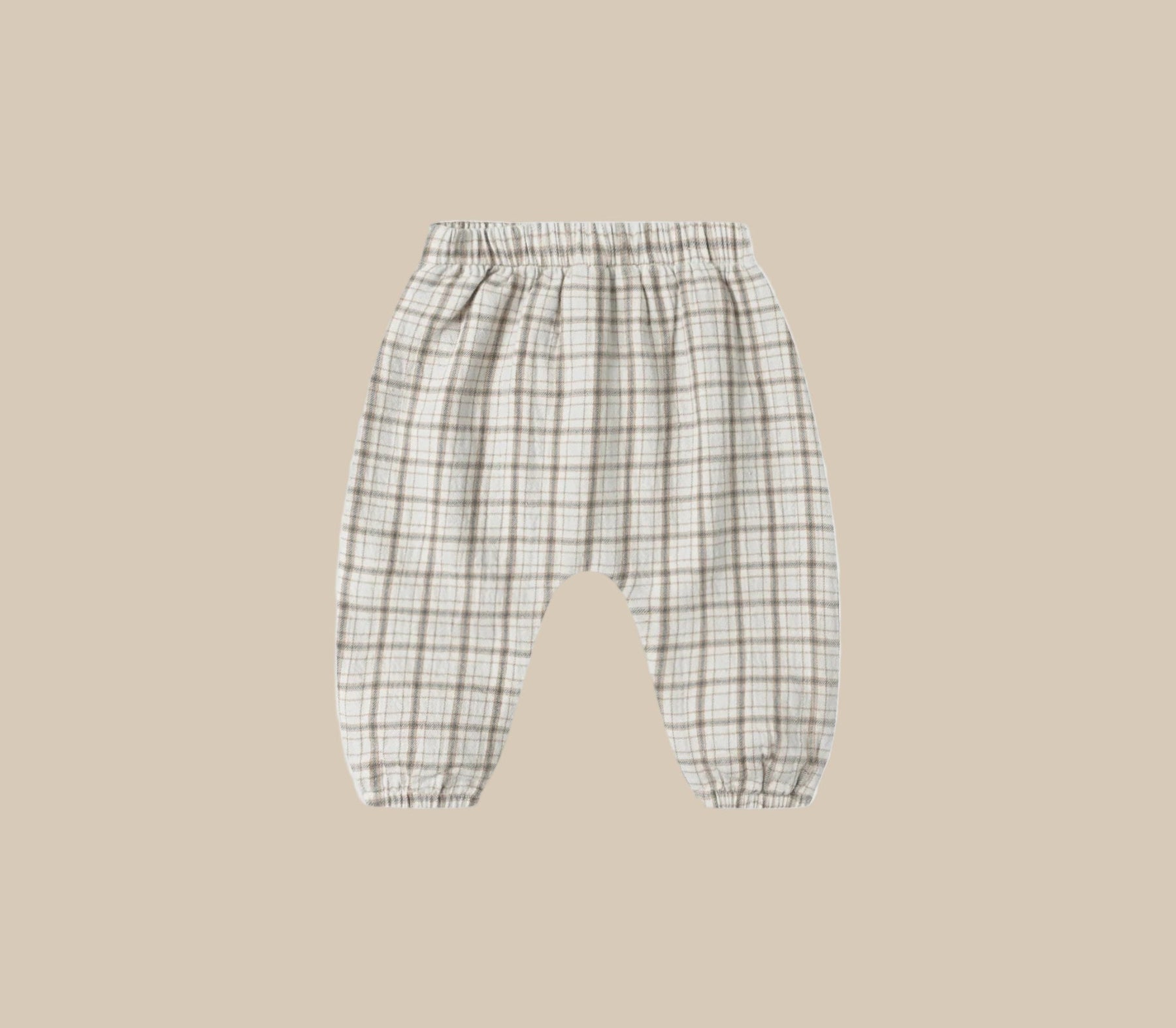 Quincy Mae Boys Woven Pants - Blue Plaid | HONEYPIEKIDS
