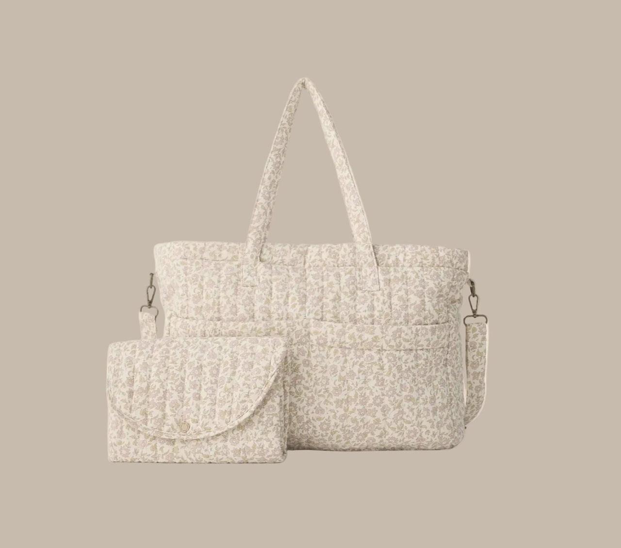 HONEYPIEKIDS | Quincy Mae Diaper Bag + Changing Mat - Wildflower Woven