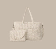 HONEYPIEKIDS | Quincy Mae Diaper Bag + Changing Mat - Wildflower Woven