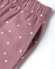 Quincy Mae Girls Relaxed Fleece Sweatshirt and Sweatpants | Polka Dot | HONEYPIEKIDS 