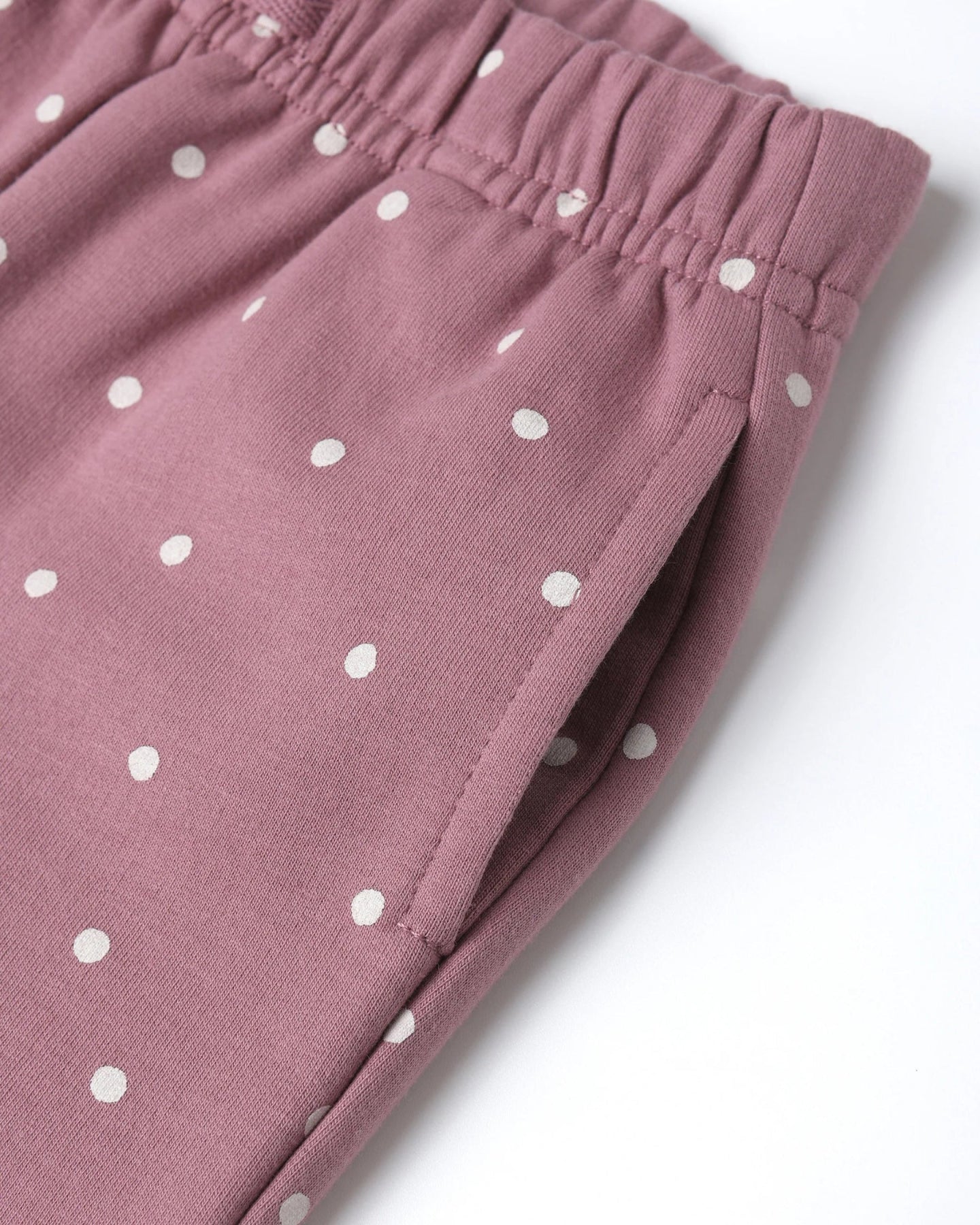 Quincy Mae Girls Relaxed Fleece Sweatshirt and Sweatpants | Polka Dot | HONEYPIEKIDS 