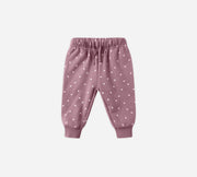 Quincy Mae Girls Relaxed Fleece Sweatshirt and Sweatpants | Polka Dot | HONEYPIEKIDS 