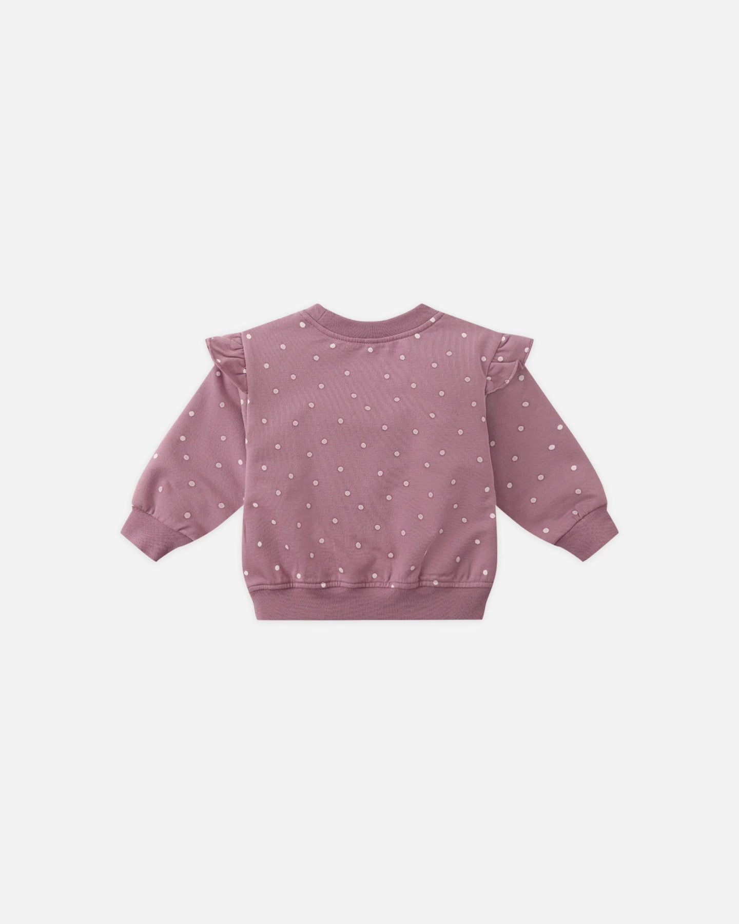 Quincy Mae Girls Relaxed Fleece Sweatshirt and Sweatpants | Polka Dot | HONEYPIEKIDS 
