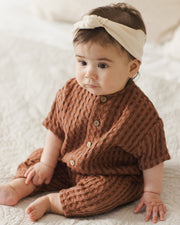 Quincy Mae Hayes Jumpsuit - Cedar | HONEYPIEKIDS
