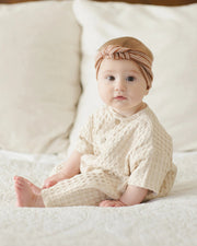 Quincy Mae Hayes Jumpsuit - Natural | HONEYPIEKIDS 