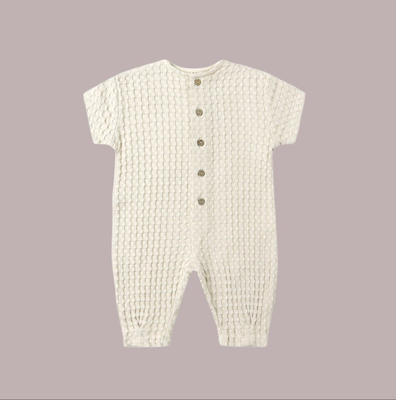 Quincy Mae Hayes Jumpsuit - Natural | HONEYPIEKIDS 