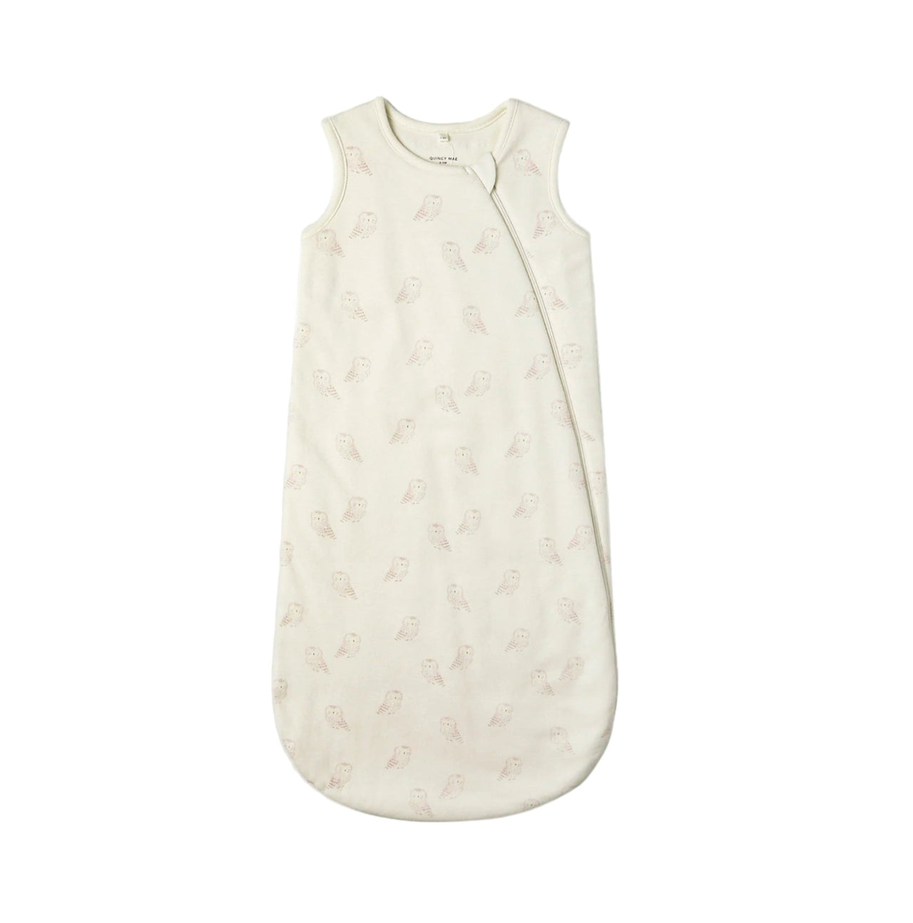 Quincy Mae Jersey Sleep Bag | Ivory Snow Owls | HONEYPIEKIDS