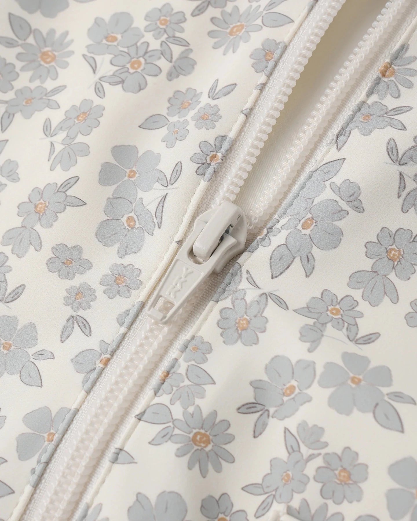 Quincy Mae Rain Coat - BLUE FLORAL | HONEYPIEKIDS 