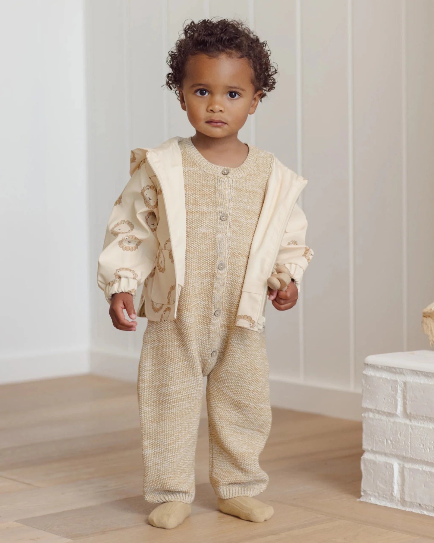 Quincy Mae Rain Coat - LIONS | HONEYPIEKIDS