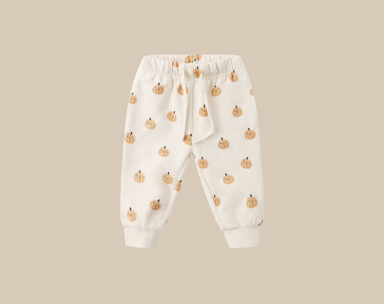 Quincy Mae Halloween Relaxed Fleece Sweatpants - Smiley Pumpkin | HONEYPIEKIDS 