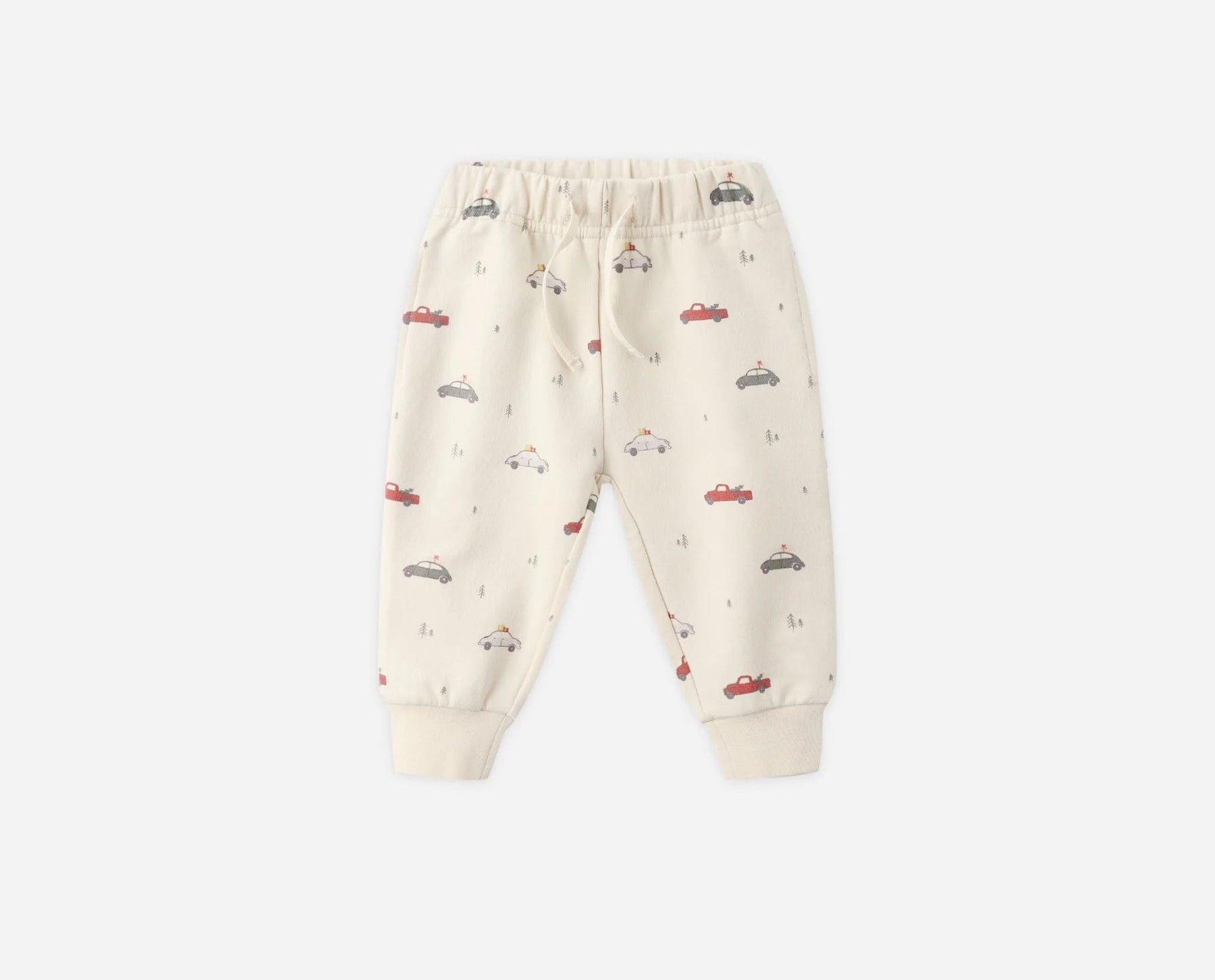 Quincy Mae Relaxed Fleece Sweatshirt and Pants Set - Holiday Cars | HONEYPIEKIDS