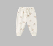 Quincy Mae Relaxed Sweatpants - Brown Bear | HONEYPIEKIDS 