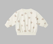 Quincy Mae Relaxed Sweatshirt - Brown Bear | HONEYPIEKIDS 