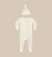 Quincy Mae Waffle Sleep Set - NATURAL | HONEYPIEKIDS