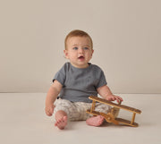 Quincy Mae Baby Boys Woven Pants - Blue Plaid | HONEYPIEKIDS