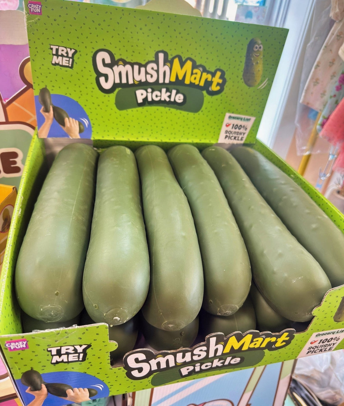 RMS SmushMart™ Giant 15" Pickle Squishy | HONEYPIEKIDS.COM | Authentic RMS Squishy
