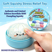 RMS® Snowflake Edition Mystery Bao Bun Dumpling Squishy | HONEYPIEKIDS 