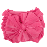 Rockin Royalty - Candy Pink Ruffled Headband | HONEYPIEKIDS 