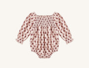 Rylee + Cru Baby Girls Cora Romper - Blush Fleur | HONEYPIEKIDS 