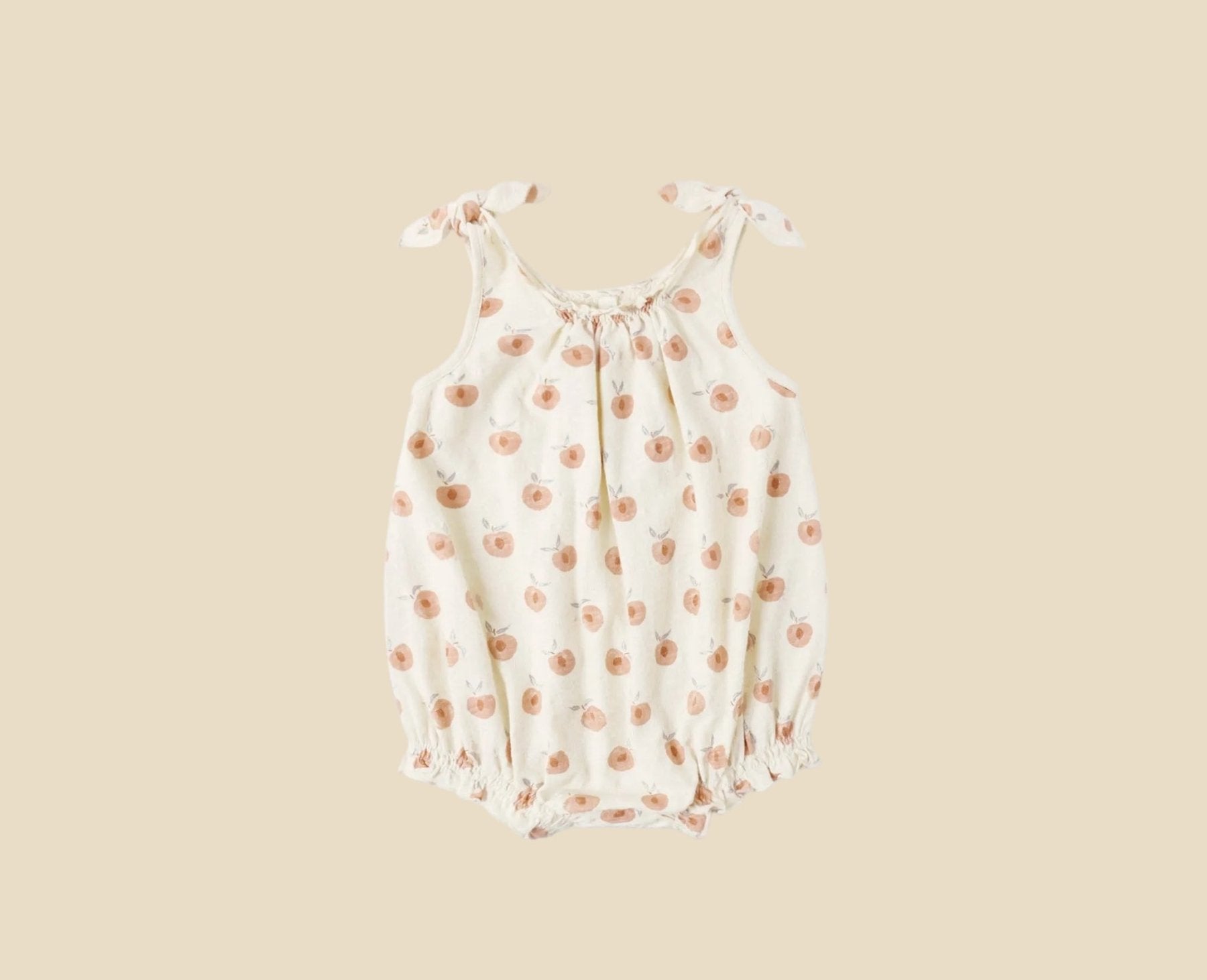 Rylee + Cru Infant Shoulder Tie Bubble - Peaches | HONEYPIEKIDS