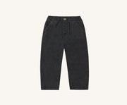 Rylee + Cru Baggy Soft Denim Pants - Washed Black | HONEYPIEKIDS 