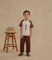 Rylee + Cru Boys Corduroy Baggy Pants - Brown Plaid | HONEYPIEKIDS 