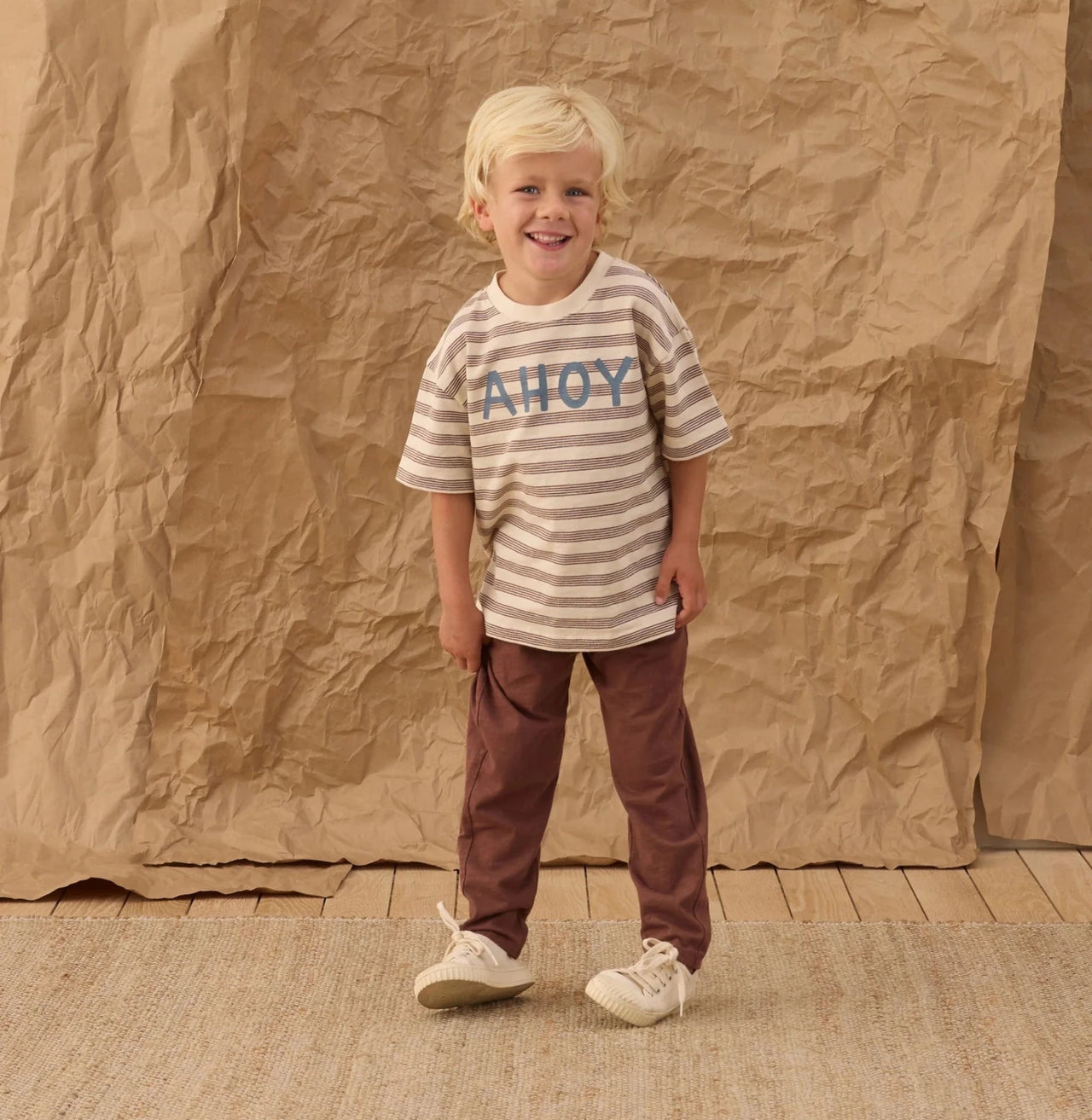 Rylee + Cru Boys CRU Pants - CHOCOLATE | HONEYPIEKIDS 