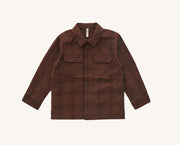 Rylee + Cru Boys Pocketed Corduroy Shirt - Brown | HONEYPIEKIDS 