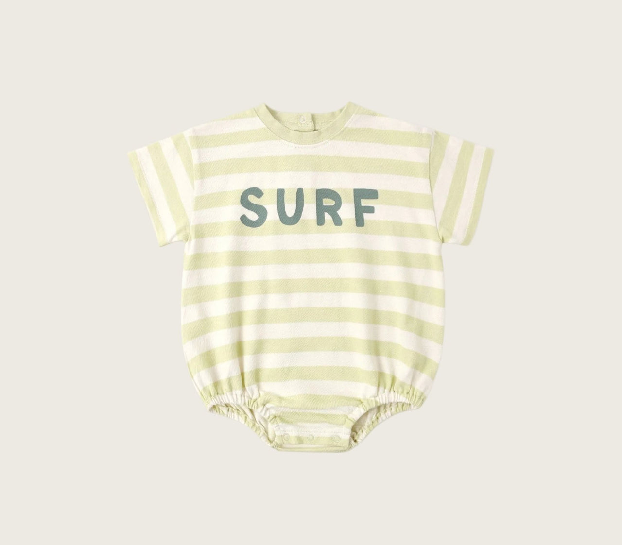 Rylee + Cru Relaxed Bubble Romper - Surf | HONEYPIEKIDS