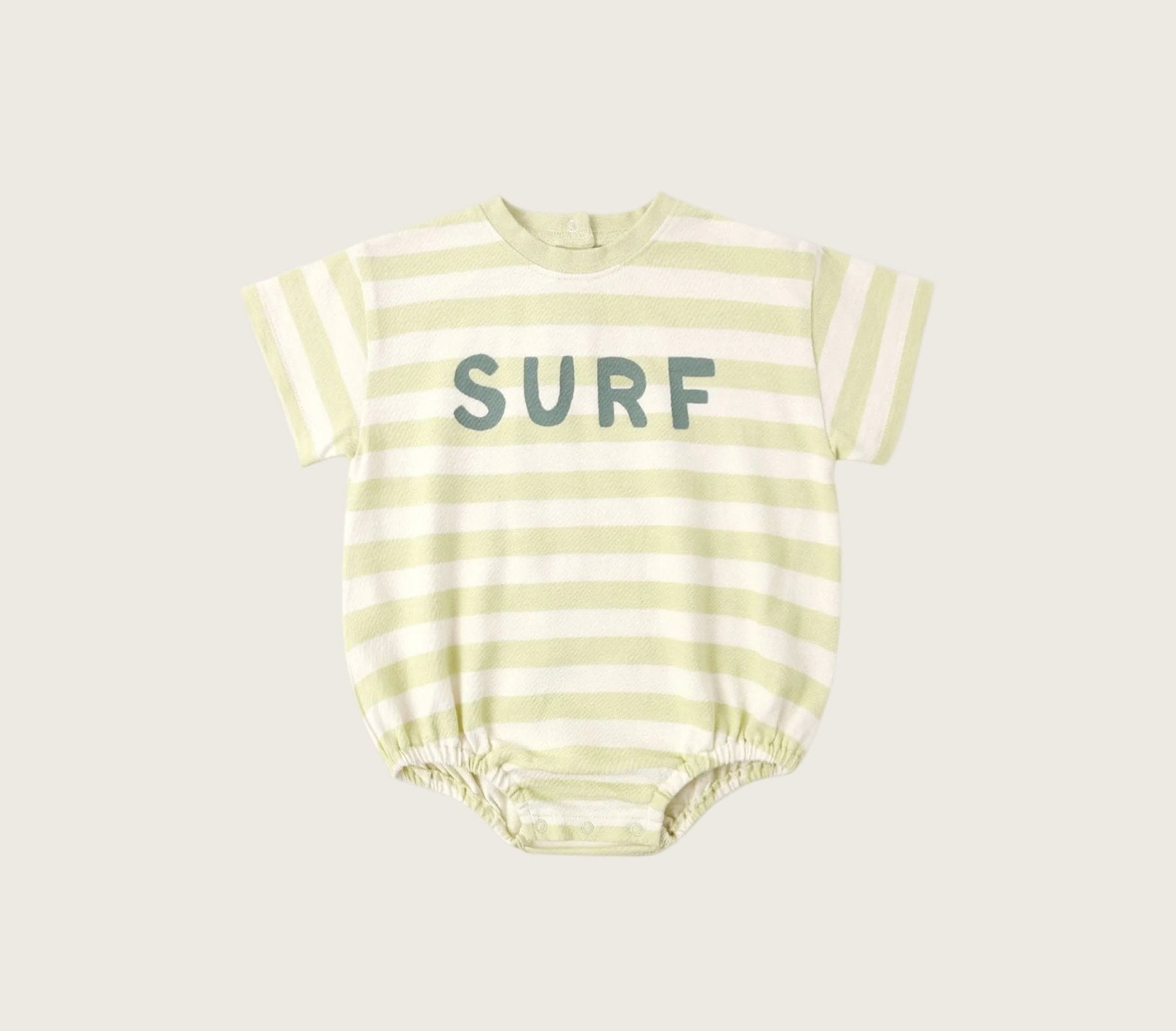 Rylee + Cru Relaxed Bubble Romper - Surf | HONEYPIEKIDS