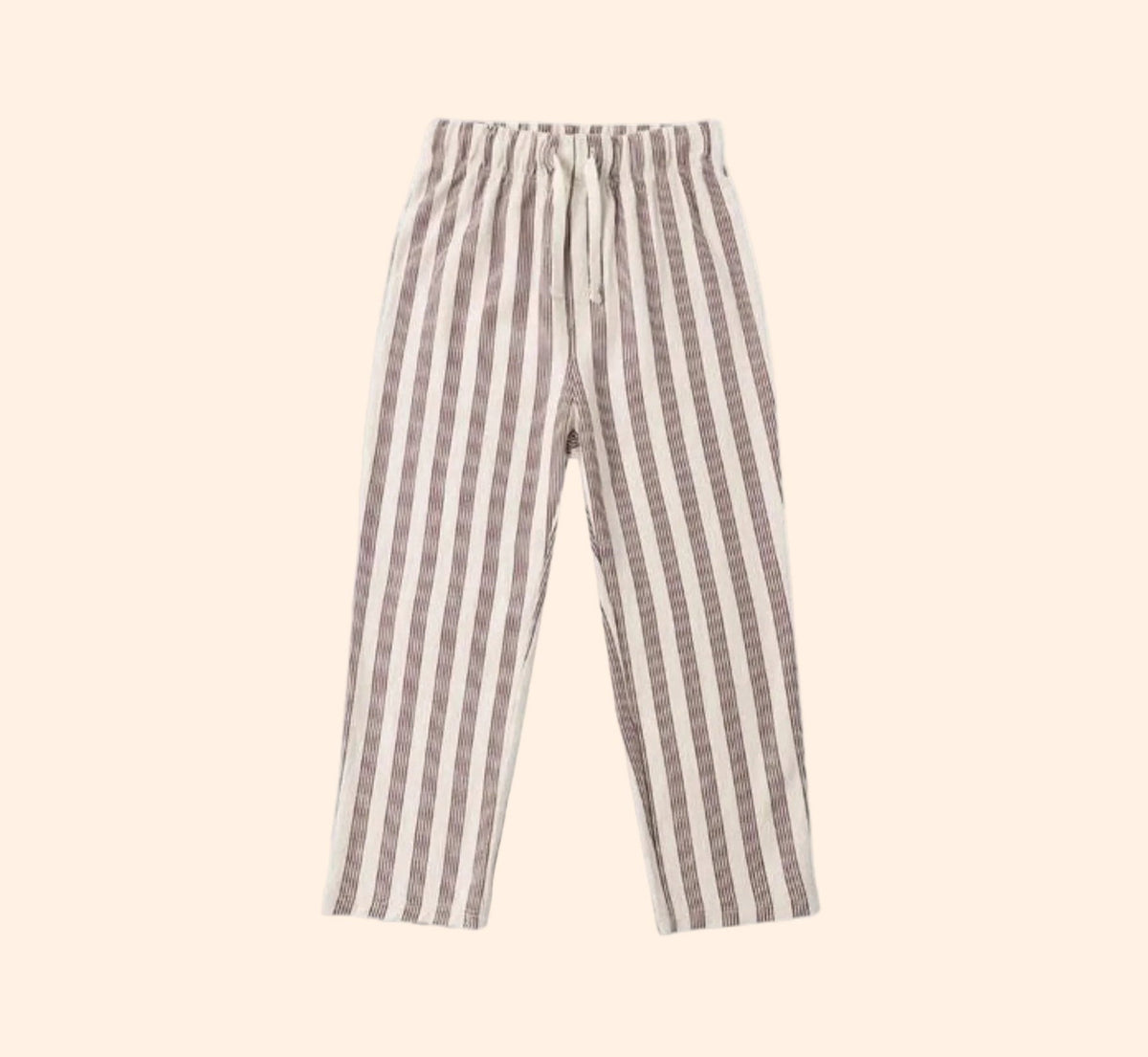 Rylee + Cru Boys Rory Pants - Brown Stripe | HONEYPIEKIDS 