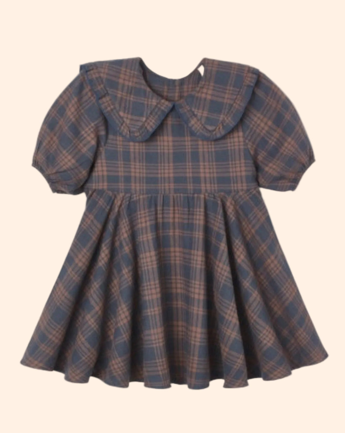 Rylee + Cru Camille Dress - Midnight Plaid | HONEYPIEKIDS 