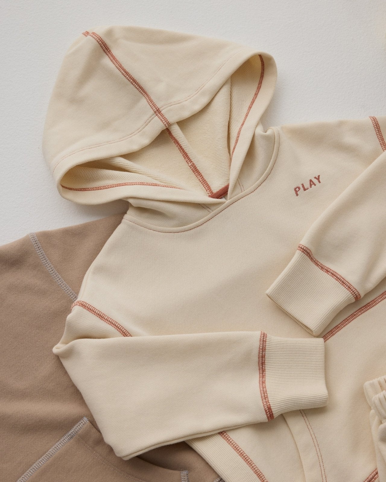 Rylee + Cru Coast Hoodie and Sweatpants Set - Natural | HONEYPIEKIDS 