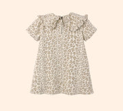 Rylee + Cru Collared Denim Mini Dress - Leopard | HONEYPIEKIDS