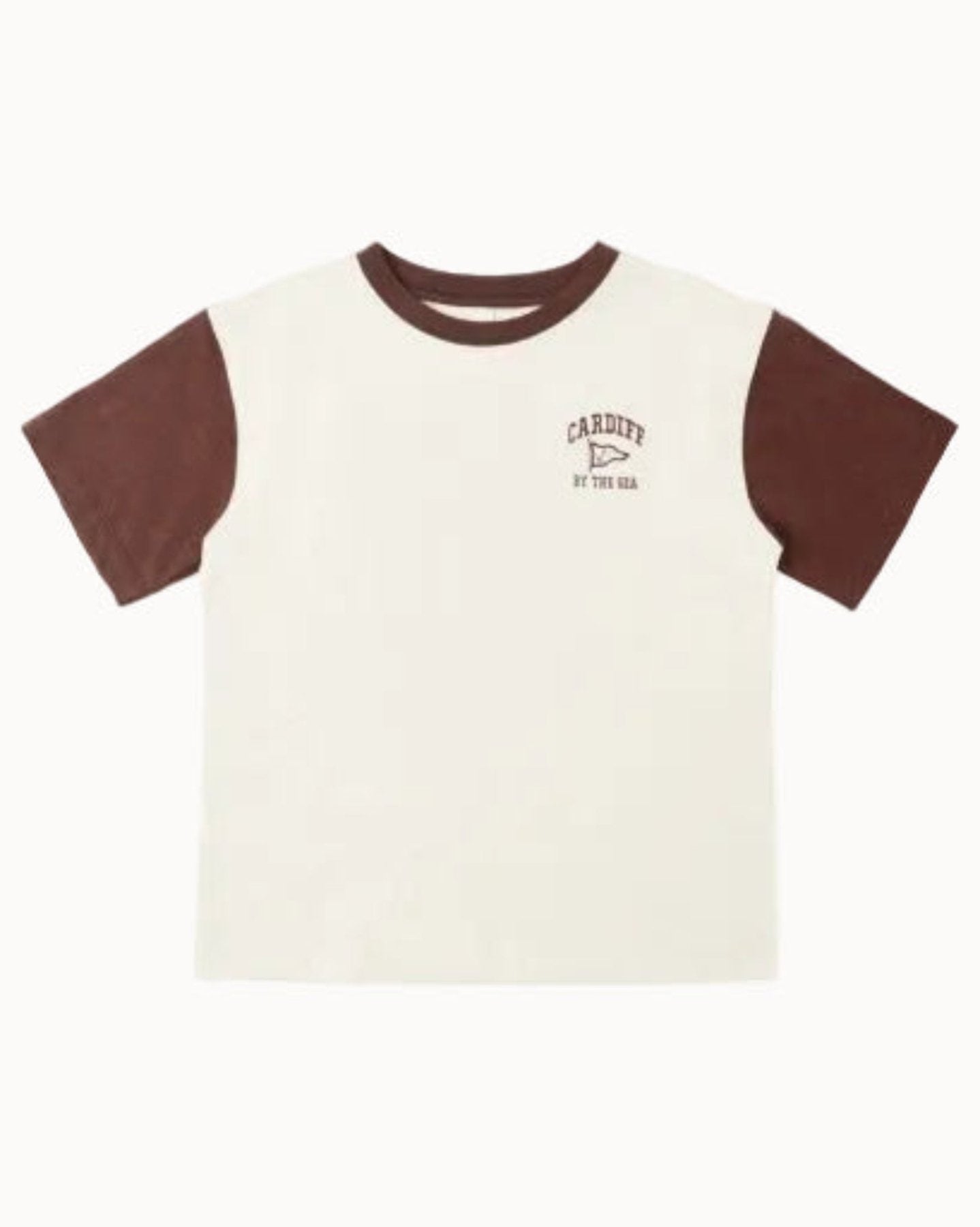 Rylee + Cru Contrast S/S Tee - CARDIFF BY THE SEA | HONEYPIEKIDS 