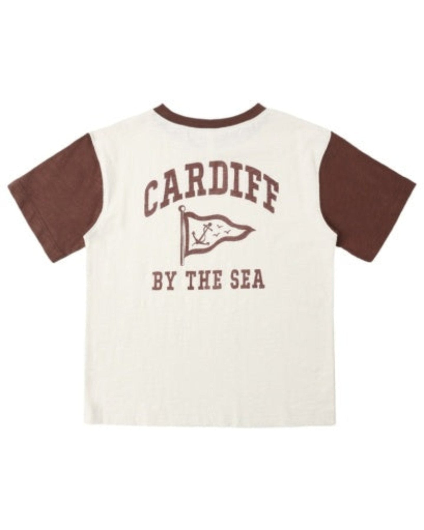 Rylee + Cru Contrast S/S Tee - CARDIFF BY THE SEA | HONEYPIEKIDS 