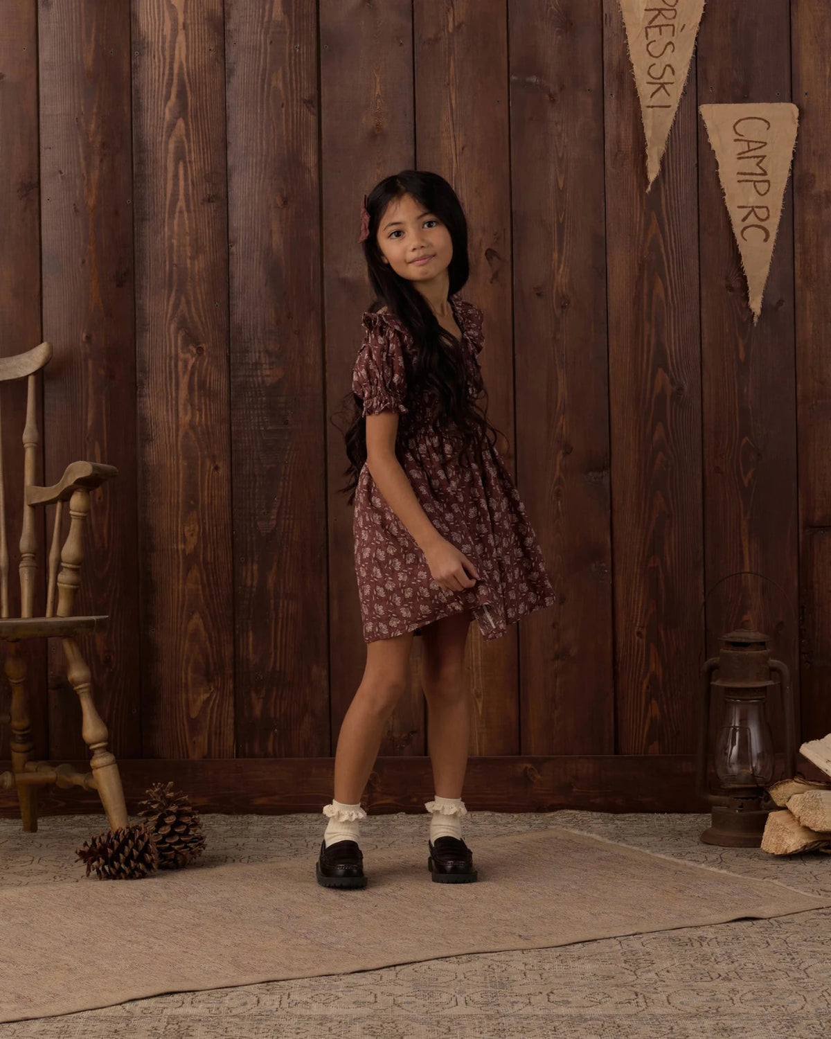 Rylee + Cru Dillon Dress -Iris Mulberry | HONEYPIEKIDS 
