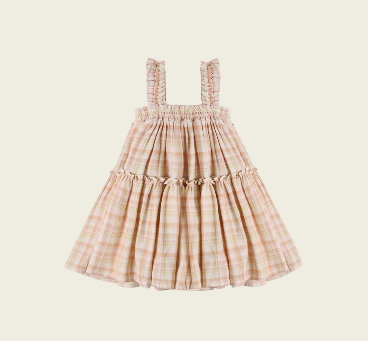 Rylee + Cru Cicily Dress - Summer Plaid | HONEYPIEKIDS