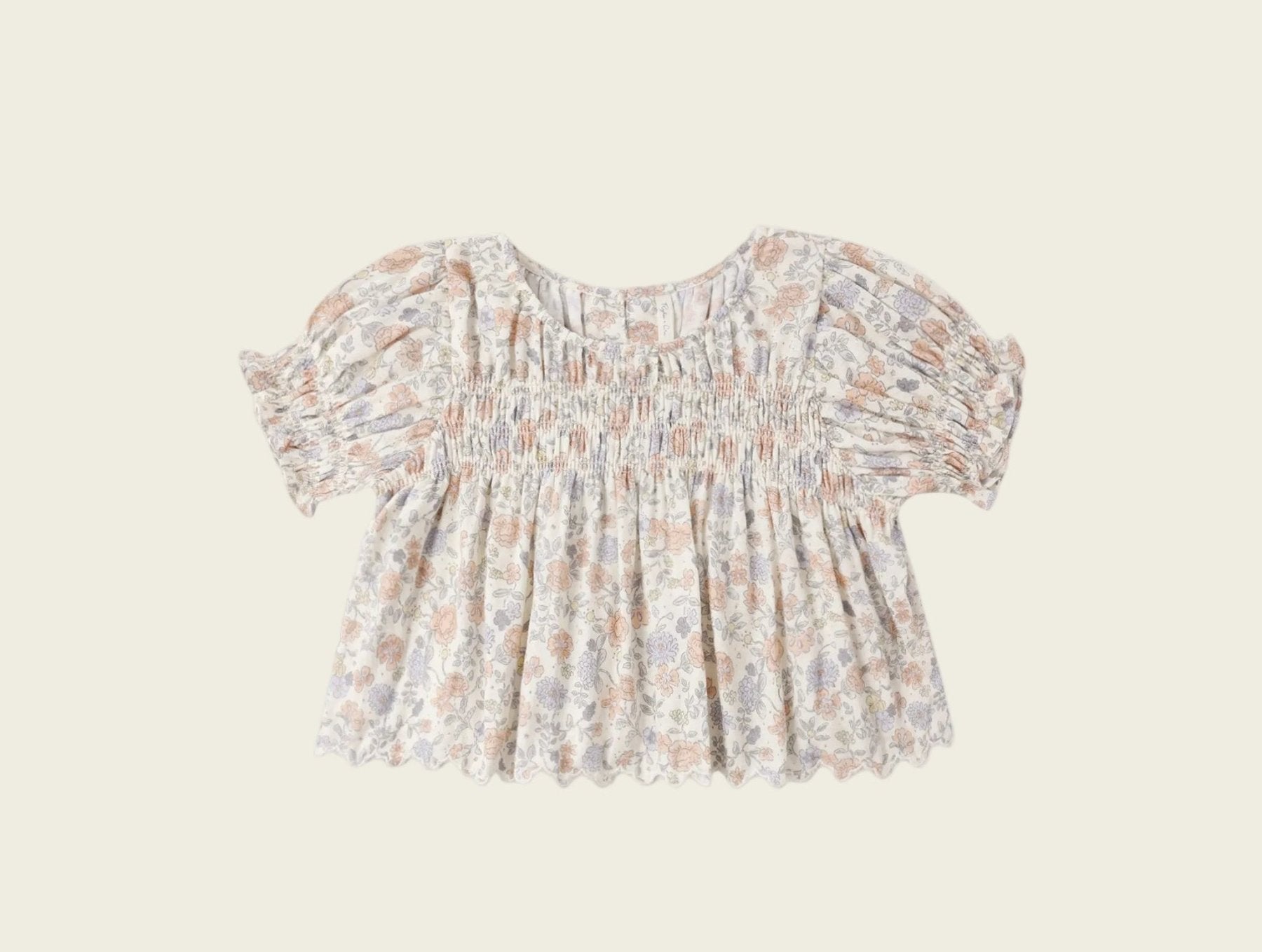 Rylee + Cru Colette Top Bloom | HONEYPIEKIDS