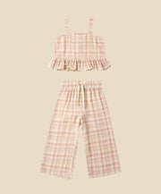 Rylee + Cru Kayli Set - Summer Plaid | HONEYPIEKIDS