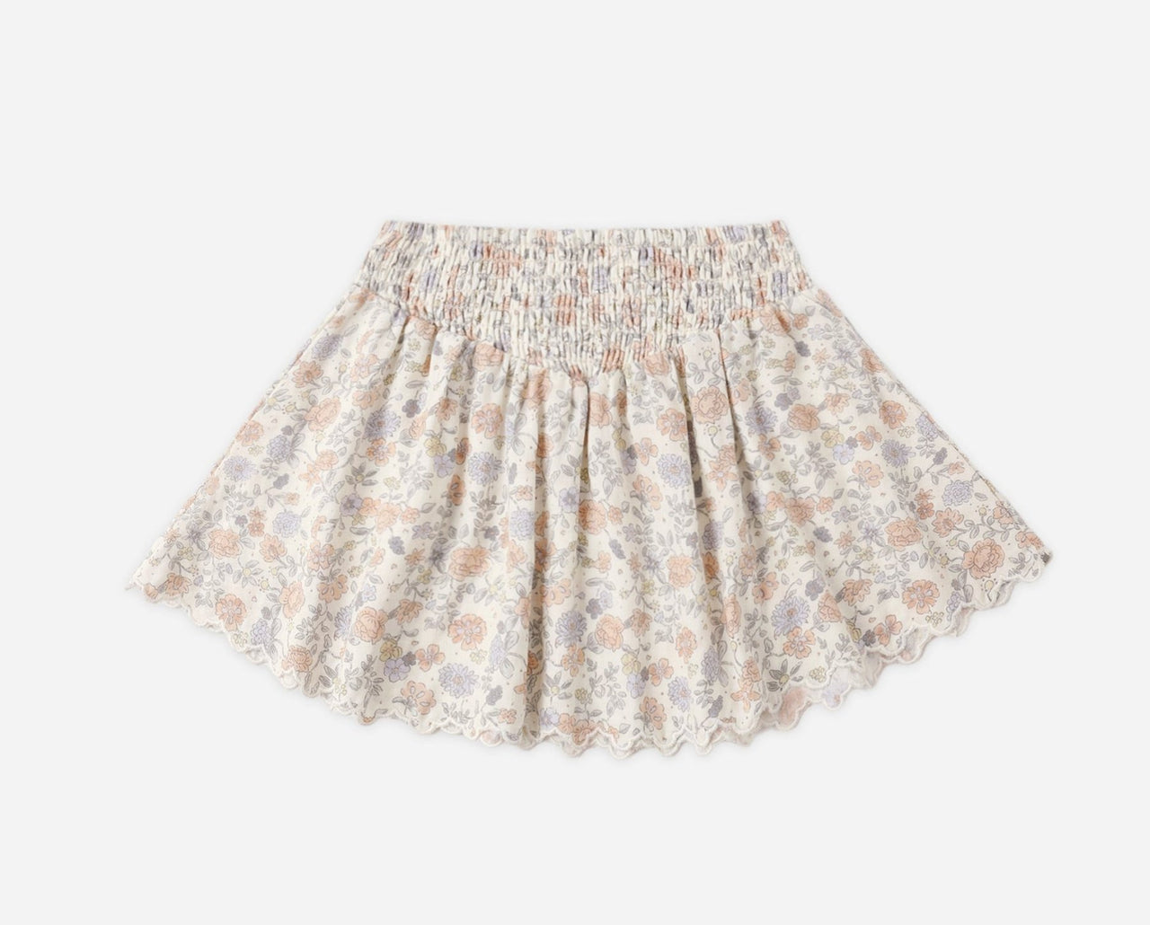 Rylee + Cru Girls Smocked V Mini Skirt - Bloom | HONEYPIEKIDS 