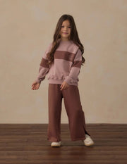 Rylee + Cru Hailey Sweatpant - Mulberry | HONEYPIEKIDS 