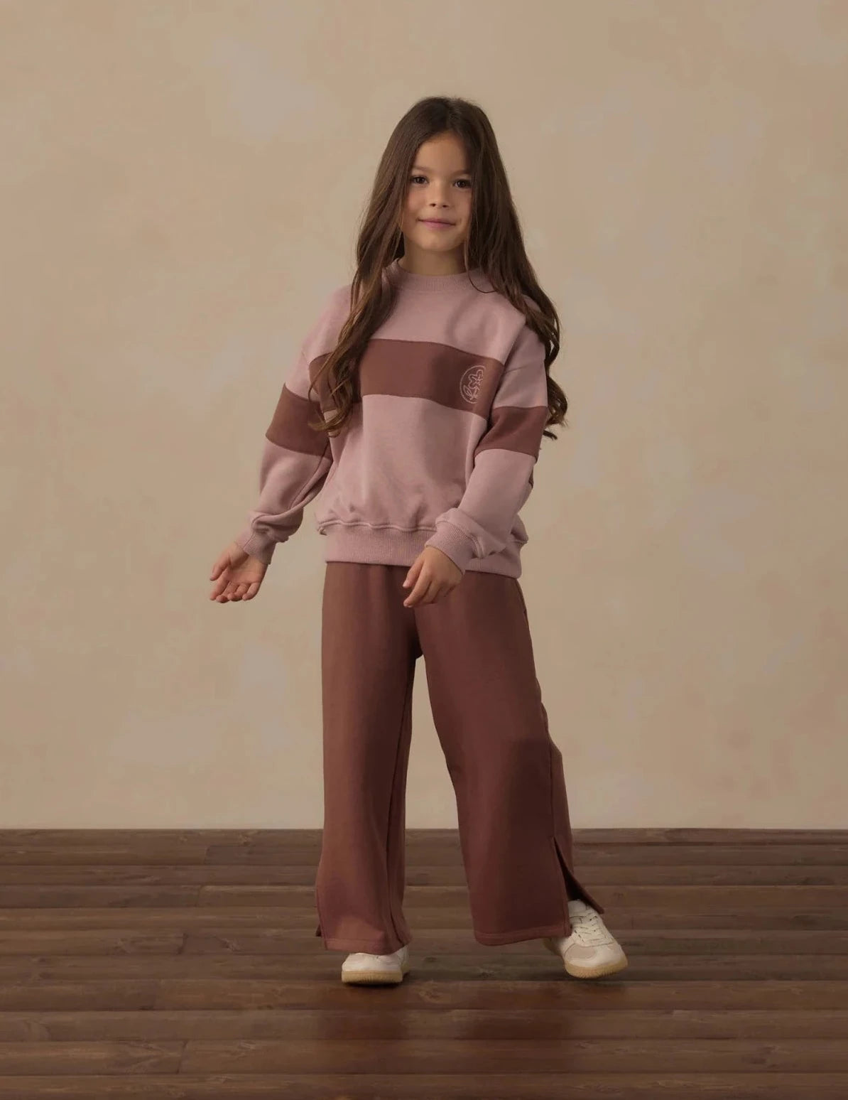 Rylee + Cru Hailey Sweatpant - Mulberry | HONEYPIEKIDS 