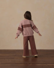 Rylee + Cru Hailey Sweatpant - Mulberry | HONEYPIEKIDS 